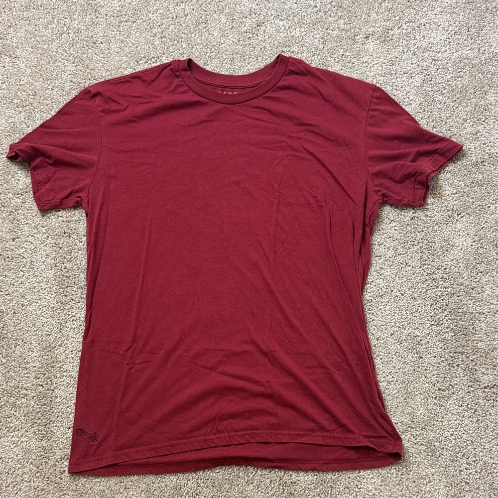 PacSun Deep Red Short Sleeve Tee